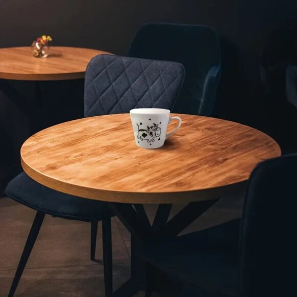 Cartoon Ceramic Cup Mug Creative Cow + Spoon - Picture 4 of 5